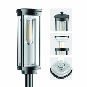 Forever Light aurinkokenno LED-lamppu SUNARI FLS-97 CLASSIC tolppa 3000K 500mAh li-ion