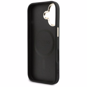 Guess Perforated 4G MagSafe Suojakuori iPhone 17:lle - Musta