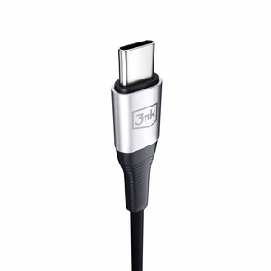 Audiokaapeli 3mk USB-C - 3,5mm 1,0m musta