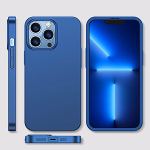 Joyroom 360 Full Case etu- ja takakuori iPhone 13 Pro Max + karkaistu lasi näytönsuoja sininen (JR-BP928 sininen)