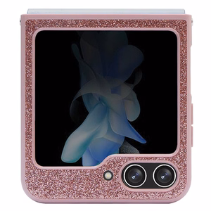 Guess Glitter Script case for Samsung Galaxy Z Flip 5 - pink