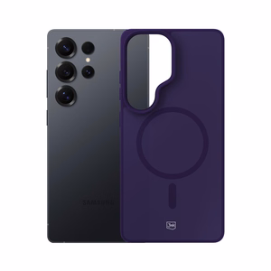 3mk Smoke MagCase Samsung Galaxy S25 Ultra:lle violetti-puoliläpinäkyvä