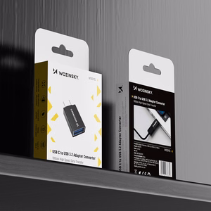 Wozinsky W10GY1S USB-C - USB-A 3.2 10Gb/s Adapter - Black