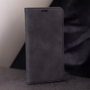 Smart Suede Suojakuori iPhone 17 Pro Max 6,9:lle musta