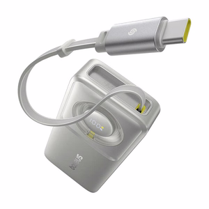 Powerbank Baseus OS Free2Pull 10000mAh 30W +kaapeli (harmaa)