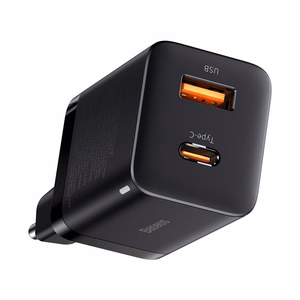 Laturi Baseus Super Si Pro 30W USB-C/USB-A musta CCSUPP-E01