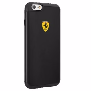 Ferrari Shockproof suojakuori iPhone 6 / 6S:lle - musta