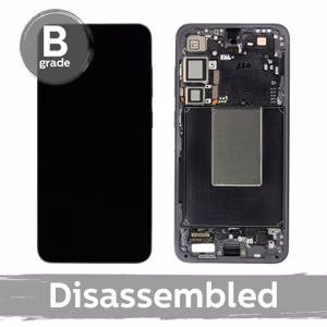 LCD Display Compatible With Samsung S926 S24 Plus with Frame / Onyx Black / (9/10 Disassembled)