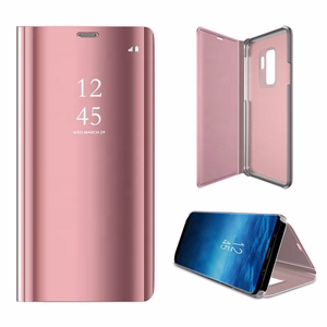 Smart Clear View -suojakuori Samsung Galaxy S23 FE - pinkki
