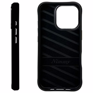 NIMMY Suojakuori COOL&CUTE 2.0 Koira iPhone 16 Pro Max:lle musta