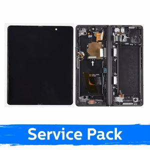 LCD-näyttö Samsung F936 Z Fold4 (SISEMPI) kehyksellä / Phantom Black / (Service Pack)
