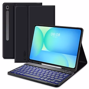 Tech-Protect SC Pen + Näppäimistösuojakuori Samsung Galaxy Tab S10 FE+ 13.1 X620 / X626B:lle - musta