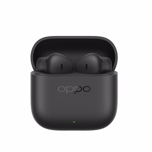 OPPO Enco Buds3 täysin langattomat Bluetooth-nappikuulokkeet mikrofonilla, Slate Black