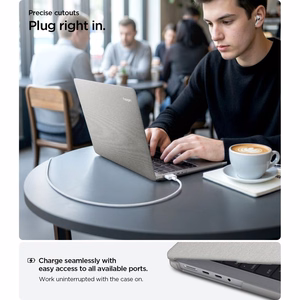 Spigen Urban Fit Case for MacBook Pro 14" 2021 / 2023 / 2024 / 2025 / 2026 - Gray