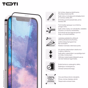 PREMIUM karkaistu näytönsuoja 3D täyspeitto Apple iPhone 16
