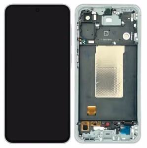 LCD screen Samsung A566 A56 5G with touch screen and frame Awesome Olive original (assembled service pack)