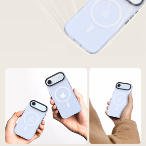 Benks Magneettinen Lucid Armor Suojakuori (C068) iPhone 17 Airille sininen (Camera Control Button)
