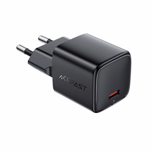 Acefast A117 -laturi 20 W GaN USB-C musta