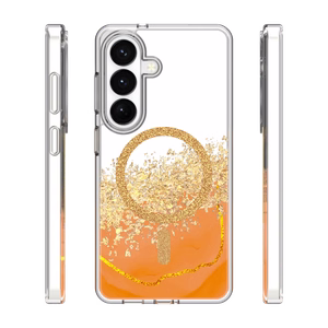 Epoxy Mag suojakuori Samsung Galaxy S24 / S25 oranssi