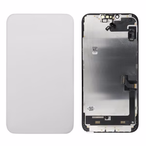 FixCell LCD-näyttö iPhone 14 Plus Super Retina XDR + anturin flex (kunnostettu)