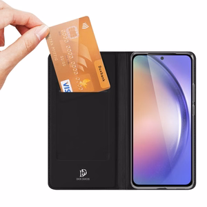 DUX DUCIS Lompakkosuojakuori SKIN PRO Samsung A55:lle - musta