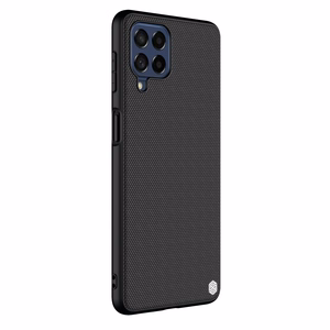 Nillkin Textured Case kestävä vahvistettu tapauksessa geelirunko ja nylon takaisin Samsung Galaxy M53 5G musta musta