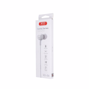 XO wired earphones S6 jack 3,5mm white