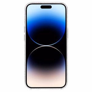 TEL PROTECT MagSilicone Clear Suojakuori iPhone 15 Pro Max:lle Glitter