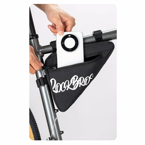 Rockbros G001 Flash Journey kolmionmuotoinen 0,8 l runkolaukku – musta