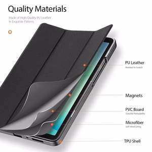 Dux Ducis Domo Suojakuori Samsung X110/X115 Tab A9 8.7/X130/X135 Tab A11 8.7:lle musta