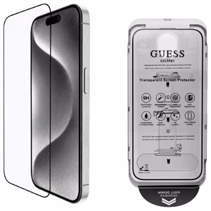 Guess Näytönsuoja 2.5D Outline Karkaistu lasi iPhone 16:lle