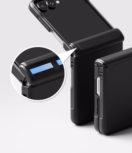 Ringke Onyx Flap MagSafe suojakuori mallille Samsung Galaxy Z Flip 8 – musta