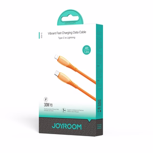 Joyroom S-A59 Vibrant Series 30W USB-C - Lightning Kaapeli 1,2m - oranssi