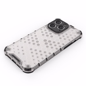 Honeycomb tapauksessa iPhone 14 Pro Max panssaroitu hybridi suojus sininen