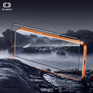 Tel Protect Dust-Free Easy Fit HD Titan karkaistu lasi Iphone 16 Pro Max -puhelimelle musta
