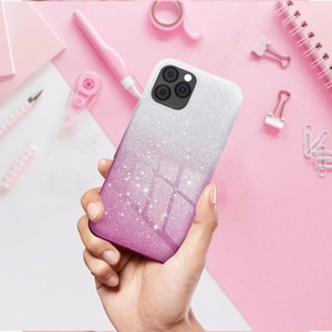 Suojakuori Xiaomi Redmi Note 15 5G:lle Shining läpinäkyvä vaaleanpunainen