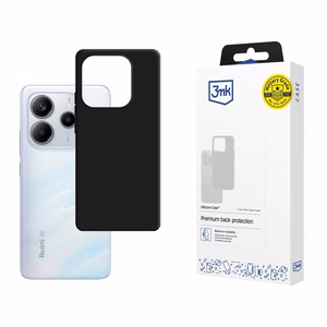 3mk Silicone Case for Xiaomi Redmi Note 14 5G - black