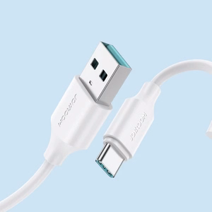 Joyroom Long-Lasting Series A9 USB-A / USB-C 3A kaapeli 2m - valkoinen