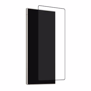 Puro Frame karkaistu lasi Samsung Galaxy S26 Ultra:lle - mustalla kehyksellä