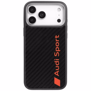 Audi R8 Carbon Fiber MagSafe Suojakuori iPhone 17 Pro Max:lle - Musta