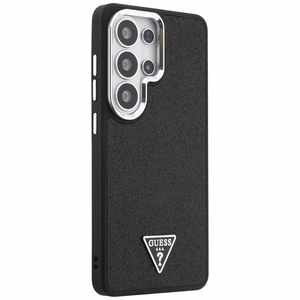 Guess case Fixed Glitter Triangle MagSafe for Samsung Galaxy S26 Ultra black
