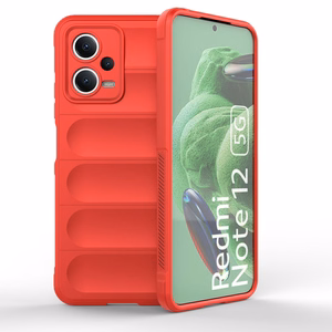 Magic Shield Case for Xiaomi Redmi Note 12 5G / Poco X5 5G Flexible Armor Cover Red