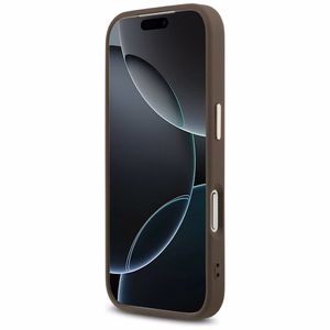 GUESS GUE005483 (PU W/ Big 4G Classic Logo) suojakuori laitteelle iPhone 18 Pro / 17 Pro, väri: ruskea ja kullanvärinen