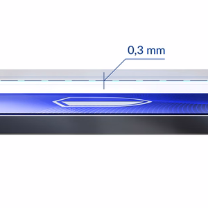 Karkaistua lasia iPhone 14 Pro / iPhone 14 hybrid flexi 7H 3mk FlexibleGlass -sarjasta iPhone 14 Pro / iPhone 14 hybridiin 7H