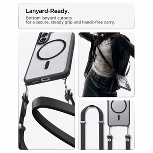 Spigen Ultra Hybrid Mag MagSafe Case for Samsung Galaxy S26+ - Clear Black