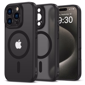 Tech-Protect MagCam MagSafe Suojakuori iPhone 16 Pro:lle - puoliläpinäkyvä