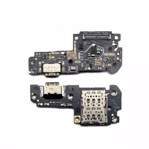 Charging Port Compatible With Xiaomi Redmi Note 12 Pro 5G with Flex / Silver OEM