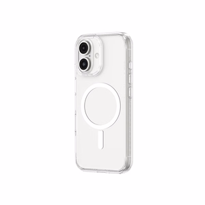 AmazingThing Titan Pro Mag Suojakuori Magneettisella Renkaalla iPhone 16:lle - läpinäkyvä