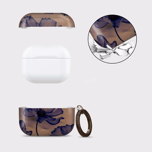 Tech-Protect Lamano Suojakuori AirPods Pro 1 / 2:lle - Ruskea-Violetti