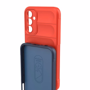 Magic Shield Case joustava panssari Suojakuori Samsung Galaxy A24 4G:lle punainen